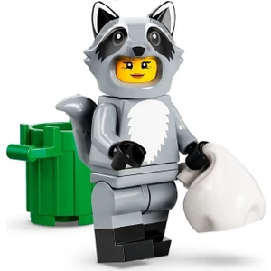 71032-10 Mini Figür Seri 22 Raccoon Costume Fan (Kapalı Paket 1 Adet Minifigür)
