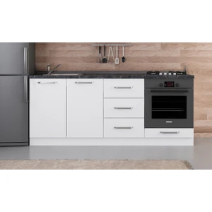 200 cm Mutfak Dolabı Beyaz 200-B3-ALT Modül