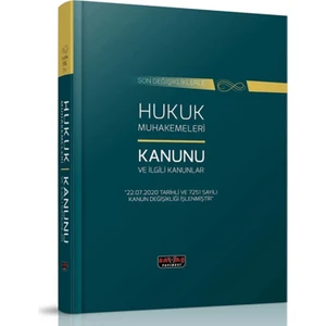 Savaş Yayınevi Hukuk Muhakemeleri Kanunu ve Ilgili Kanunlar