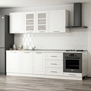 270 cm Mebran C Mutfak Dolabı Beyaz 270-MCB3