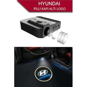 Hyundaı Kapı Altı Logo Lamba Pilli Sensörlü Kolay Montaj