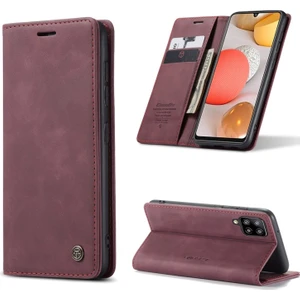 Caseme 013 Serisi Deri Cüzdan Kılıf Galaxy A42 5g - Kırmızı  (Yurt Dışından)