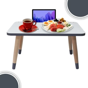 Liva Ahşap Laptop Tablet Bilgisyar ve Kahvaltı Sehpası Çalışma Masası