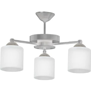 Topaç  Gri Modern Tasarım 104 Camlı 3 Lü Avize