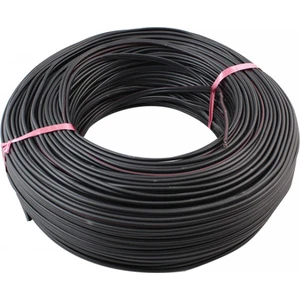 2 x 0,75 100 Metre Siyah Kablo