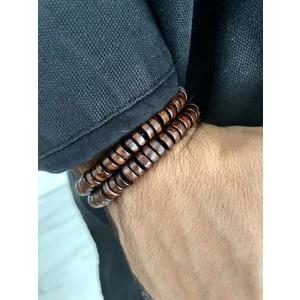 Padore Accessory Kahverengi Ahşap Bileklik Seti