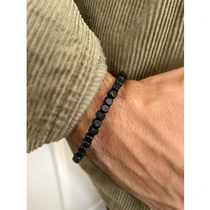 Padore Accessory Çok Şık Gece Siyahı Ahşap Bileklik
