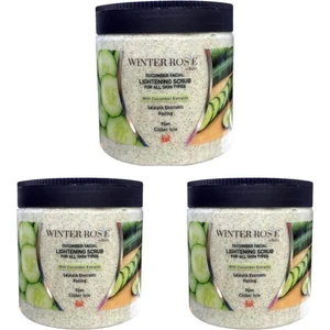 Winter Rose Salatalık Özlü Kumlu Maske -Yüz Peeling 500 gr x 3