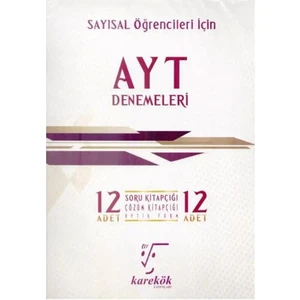 Cengage Learning Emea UK AYT Sayısal 12 Li Deneme Sınavı Karekök Yayınları