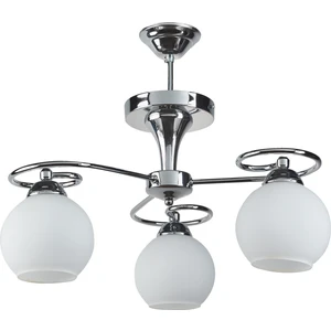 Yonca Modern Krom Camlı 3 Lü Avize