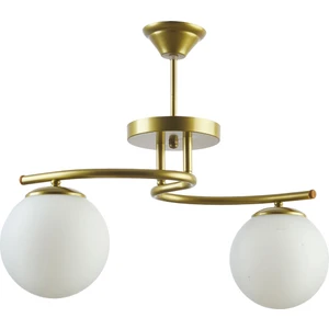 Linda Modern Kapalı Globe Camlı Ikili Avize