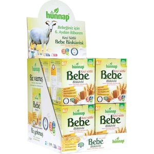 Hünnap Keçi Sütlü Bebe Bisküvisi 1 Koli - 12 Adet