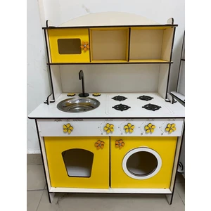 Bahadır Grup 90X60 Ahşap Mutfak Sarı Pembe