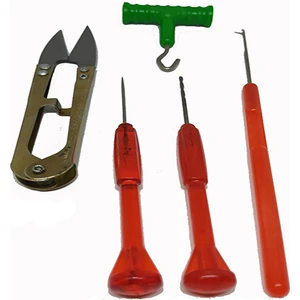 Sr Sazanrig Boili Tığ Delici Matkap Düğüm Çektirme Makas Takımı (5'li Set)