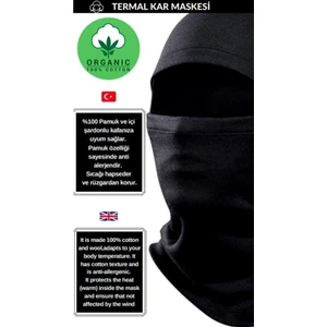 Motosiklet Balaklava Termal Kar Maskesi Kayak ve Doğa Sporları Maskesi