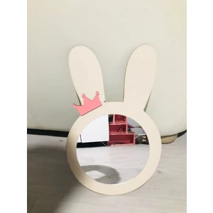 Evde Ucuz Ayna Rabbit Tavşan Çocuk Odası Dekoratif Ayna