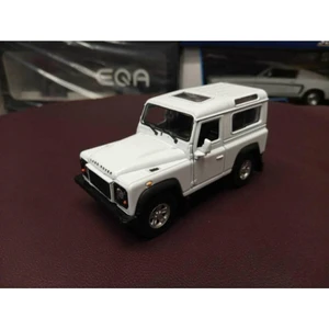 Land Rover Defender Maket Çek Bırak Diecast Model (Beyaz)
