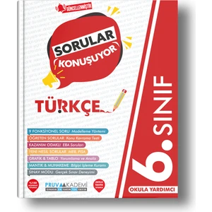 Pruva Akademi 6. Sınıf Türkçe Soru Bankası