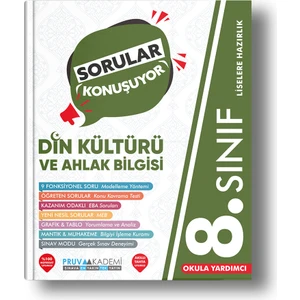 Pruva Akademi 8. Sınıf Din Kültürü ve Ahlak Bilgisi Soru Bankası