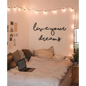 Evde Ucuz Live Your Dreams Dekoratif Tablo