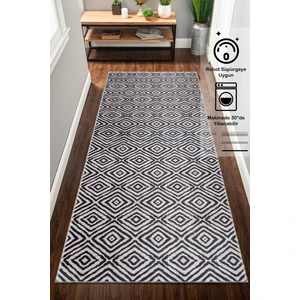 Konfor Halı Rugium Pera Mozaik Yıkanabilir Yolluk Halı Pamuk Taban Dokuma Kilim 2328_29 80 x 350 cm