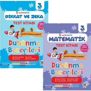 Altın Nokta Yayınevi 3. Sınıf Altın Beyin Matematik Test Kitabı ve Dikkat Zeka Test Kitabı