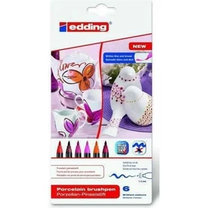 Edding 4200 Porselen Kalemi Sıcak Renkler (6 Lı Paket)