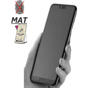 Huawei P20 Lite Mat Ekran Seramik Tam Kaplayan Kırılmaz Cam Nano Ekran Koruyucu