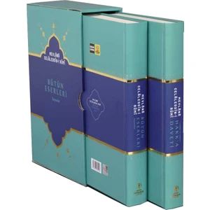 Konya Büyükşehir Belediyesi Kültür A.Ş. Yayınları Mevlana Celaleddin-I Rumi Hakk-A Daveti- Bütün Eserleri- Lüks 2 Cilt