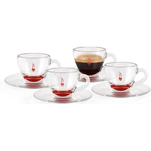Cam Cappucino Fincanı 4 Adet