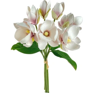 Yapay Çiçek Manolya Letex Eva Magnolia Pudra Uçuk Lila 33 cm