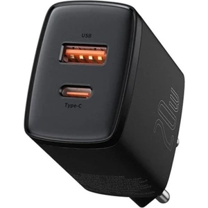 Compact 20W Qc3.0 Ultra Hızlı Şarj Adaptörü,1 Usb, 1 Type Çıkışlı iPhone Uyumlu Şarj Başlığı