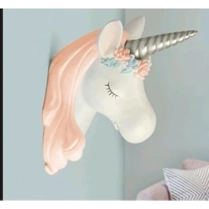 Tual Hobi Sanat Dekoratif Unicorn Duvar Atı (37X30CM)