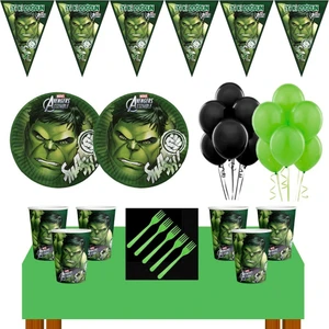 Parti Furyası Hulk Doğum Günü Konsepti 24 Kişilik Hulk Parti Süsleri Hulk Parti Konsepti Ekonomik