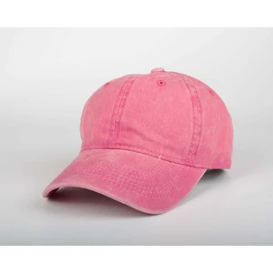 Şapka Market Düz Eskitme Kep Şapka Pembe