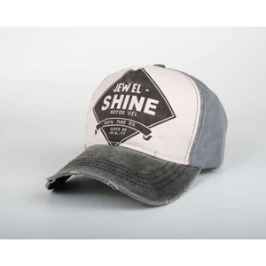 Şapka Market Jewel Shine Kep Şapka Gri