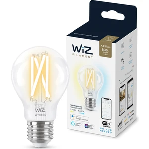 60W Sarı-Beyaz Ambiyans E27 Şeffaf Cam Akıllı Filament Ampul (A60)