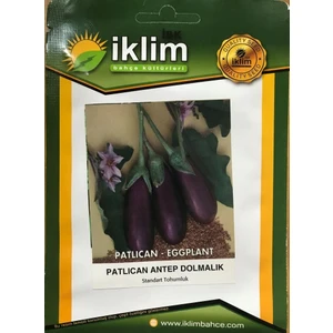 Karahasanoğlu Tarım Patlıcan Tohumu Antep Dolmalık - 10 G (~ Takribi 1300 Tohum)