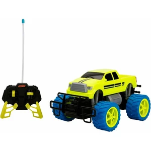 1:18 Uzaktan Kumandalı Neon Jumbo Weels USB Şarjlı Araba 26 cm - Sarı Pickup