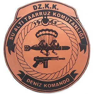 Seyhan Askeri Malzeme  Sat (Su Altı Taarruz) Deri Peç- Arma - Patch