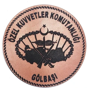 Seyhan Askeri Malzeme  Özel Kuvvetler Deri Peç- Arma - Patch