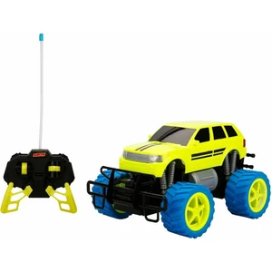 1:18 Uzaktan Kumandalı Neon Jumbo Weels USB Şarjlı Araba 26 cm - Sarı Jeep