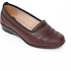 The Hope Shoes Kadın Ortopedik Deri Taban Günlük Düz Her Mevsim Anne Ayakkabısı