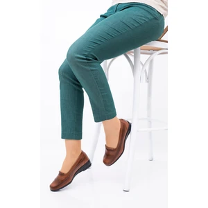 The Hope Shoes Kadın Ortopedik Deri Taban Günlük Düz Her Mevsim Anne Ayakkabısı