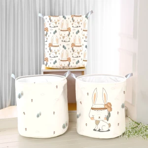 Çocuk Odası Dijital Baskılı Çok Amaçlı 3'lü Sepet Model 0024