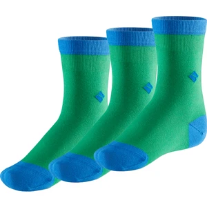 Bonny Silver Koku Yapmayan Soket Kız Çocuk Yeşil Saks Gümüş Çorap 3'lü Paket