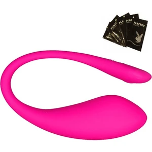 Lush 3 Yeni Nesil Telefon ve Bluetooth Kontrollü Vibratör+Playboy 5x5 ml  Jel Flvsl3