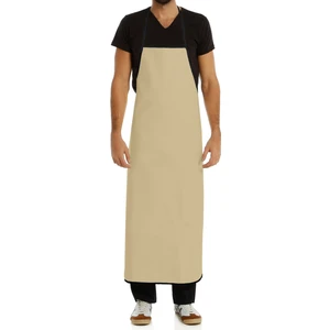 Dr.mia Bej Renk Pvc Bulaşık Önlüğü Sıvı Geçirmez Leke Tutmaz Mutfak Önlüğü 1. Kalite Astarlı