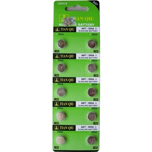 Ag7 395A Alkalin Düğme Pil 10'lu