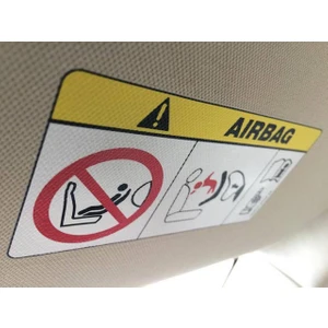 Araba Güneşlik Airbag Sticker Etiket 2 Adet
